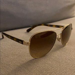 Coach aviator sunglasses